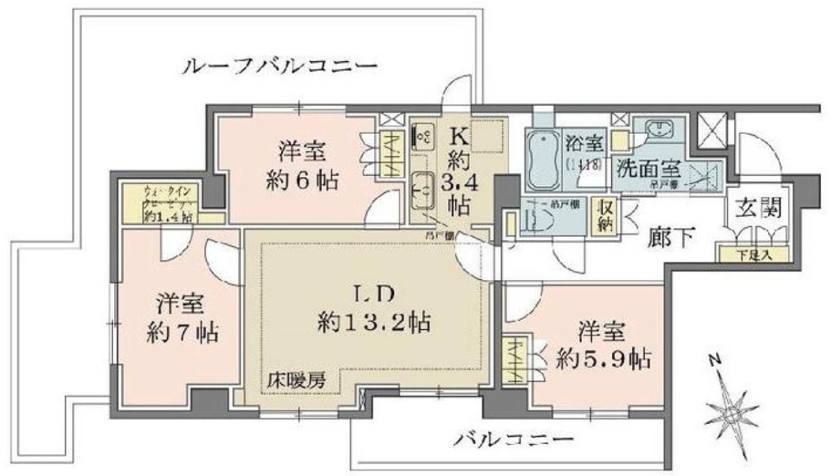 ザ・パークハウス新検見川南